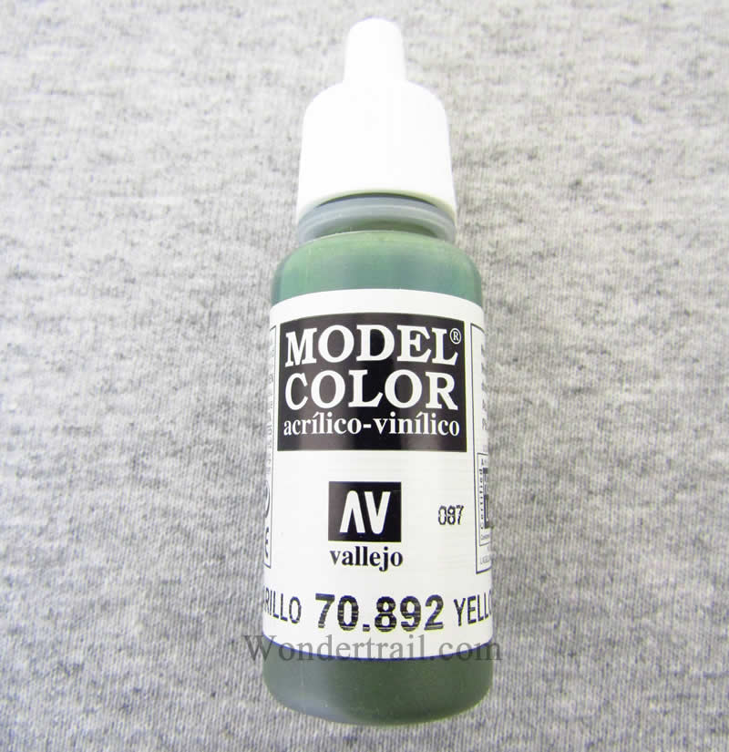 VAL70892 Yellow Olive Model Color Acrylic Paint 17ml (.57 Fl Oz) Bottle Main Image