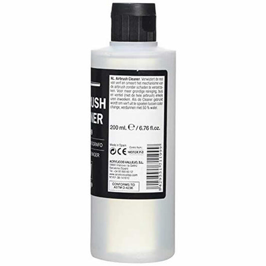 Vallejo 71.199 Airbrush Cleaner 200ml Bottle