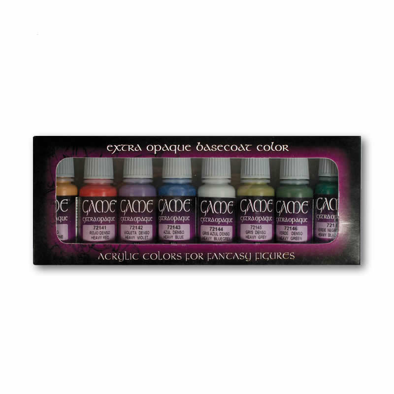 VAL72294 Extra Opaque Acrylic Game Color Paint Set Vallejo Paints Main Image