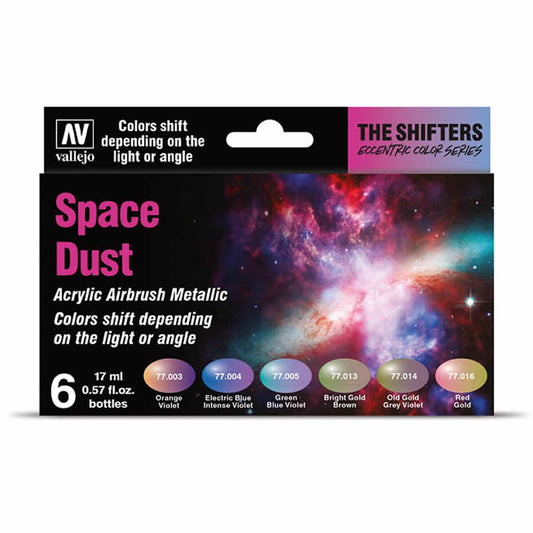 VAL77091 Space Dust Shifters Acrylic Airbrush Paint Set Vallejo Main Image