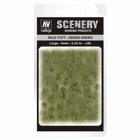 VALSC413 Dense Green Wild Tuft Large 6mm / 0.24 in. Vallejo Paints Main Image
