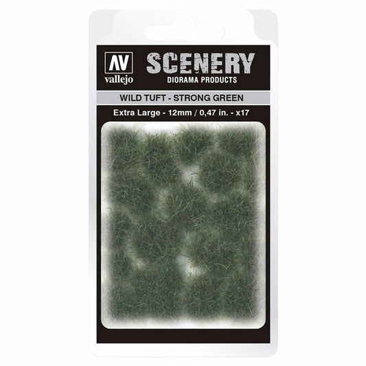 VALSC427 Strong Green Wild Tuft Extra Large 12mm / 0.47 in. Vallejo Paints Main Image