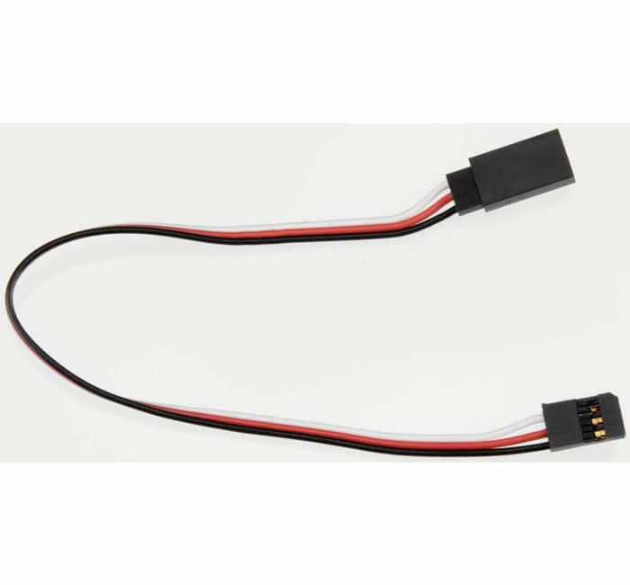 VEN-1612F Servo to Batt. Ext. Cable 200mm / 8in for Futaba Servos Main Image