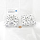 WCXCV0008E20 White Trap Dice with Black Traps 28mm (1.1 inch) D12 Set of 20 2nd Image