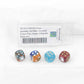 WCXCV0091E4 Nope (grumpy cat) Dice Assorted Colors Pips 16mm (5/8in) D6 Pack of 4 Main Image