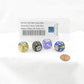 WCXCV0130E4 Sick Dice Assorted Colors with Pips 16mm (5/8in) D6 Pack of 4 2nd Image