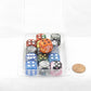 WCXCV0135E15 Are You Kitten Me Dice Assorted Colors with Pips 16mm (5/8in) D6 Pack of 15 Main Image
