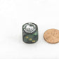 WCXCV0136E15 Dumpster Fire Dice Assorted Colors with Pips 16mm (5/8in) D6 Pack of 15 4th Image