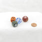 WCXCV0136E4 Dumpster Fire Dice Assorted Colors with Pips 16mm (5/8in) D6 Pack of 4 Main Image