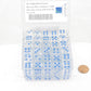 WCXDB1681E50 Icicle Borealis Dice Luminary Light Blue Pips 16mm (5/8 inch) D6 Set of 50 2nd Image