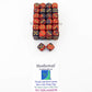 WCXDG1626E50 Purple Red Gemini Dice White Pips D6 16mm Pack of 50 Main Image
