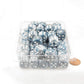 WCXDL1690E50 Slate Lustrous Dice White Pips D6 16mm (5/8in) Bulk Pack of 50 Main Image