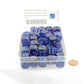 WCXDN1657E50 Nocturnal Nebula Dice Luminary with Blue Pips 16mm (5/8in) D6 Set of 50 2nd Image