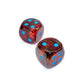 WCXDN3059E2 Primary Nebula Luminary Dice Blue Pips D6 30mm (1.18in) Pack of 2 3rd Image