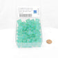 WCXPB0875E50 Light Green Borealis Dice Luminary Gold Numbers D8 16mm (5/8in) Pack of 50 2nd Image