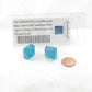 WCXPB1015E2 Teal Borealis Dice with Gold Numbers D10 Aprox 16mm (5/8in) Pack of 2 Wondertrail 2nd Image