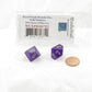 WCXPB1017E2 Royal Purple Borealis Dice Gold Numbers D10 16mm Pack of 2 2nd Image