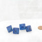 WCXPG0863E4 Blue and Blue Gemini Luminary Dice Light Blue Numbers D8 16mm (5/8in) Pack of 4