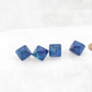 WCXPG1063E4 Blue and Blue Gemini Luminary Dice Light Blue Numbers D10 16mm (5/8in) Pack of 4