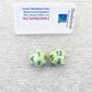 WCXPM1295E2 Green Marble Dice Dark Green Numbers D12 16mm Pack of 2 2nd Image