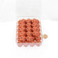 WCXPQ1203E50 Orange Opaque Dice Black Numbers D12 Aprox 16mm (5/8in) Pack of 50 Main Image