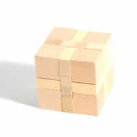 WEX484001 Wooden Cube Puzzle by Wood Expressions