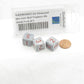 WKP00105E3 Air Elemental Dice with Red Numbers D6 16mm Pack of 3 2nd Image