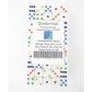 WKP06231B1 White Opaque Squared Corner Dice Multi-Color Pips D6 16mm Pack of 100 2nd Image