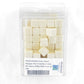 WKP12490B1 Ivory Blank Opaque Dice Counting Cubes D6 16mm (5/8in) Bulk Pack of 100 2nd Image