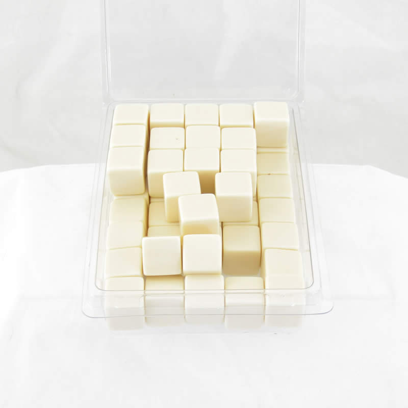 WKP12490E50 Ivory Blank Opaque Dice Counting Cubes D6 16mm (5/8in) Bulk Pack of 50 Main Image