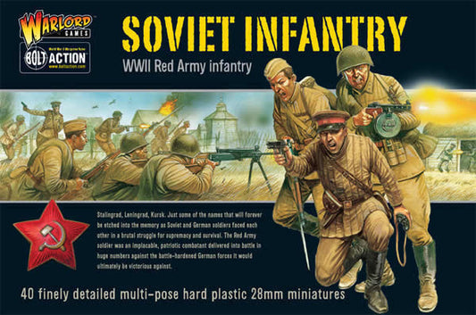 WLGWGBRI02 Bolt Action Soviet Infantry (40) Miniatures Warlord Games Main Image