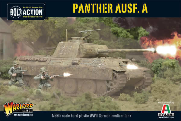 WLGWGBWM504 Bolt Action Panther Ausf A Miniature Vehicle Warlord Games Main Image