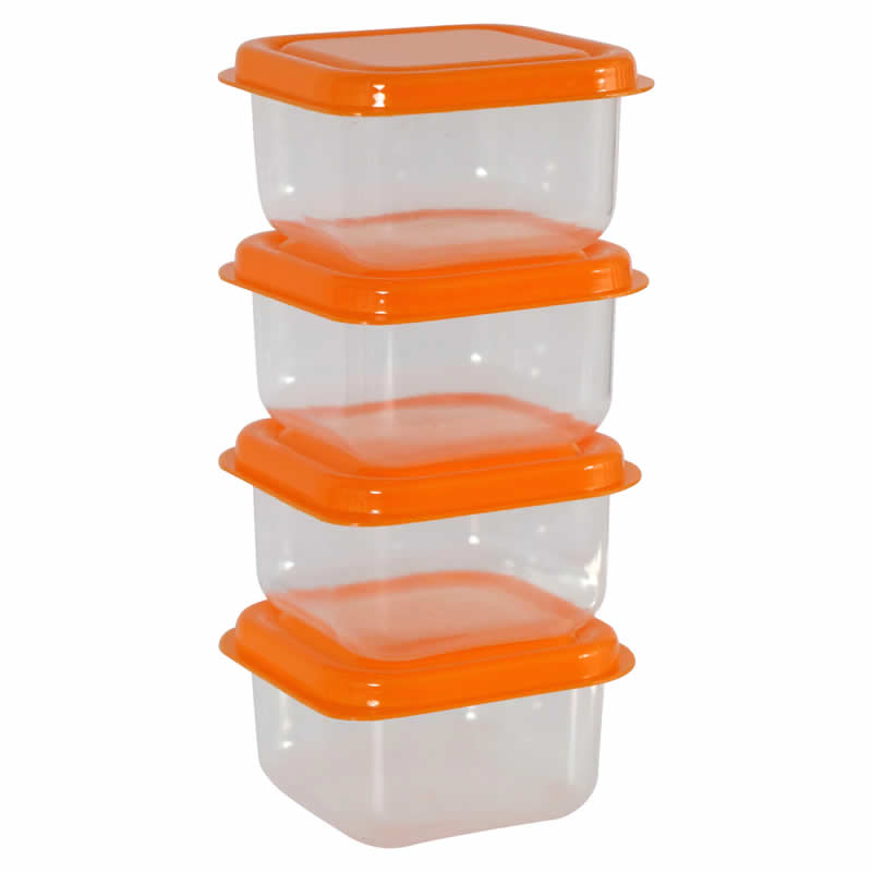 WONDS057 Plastic Craft Storage Containers 2.5 X 1.5 Tall Assorted Colors 2nd Image