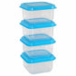 WONDS057 Plastic Craft Storage Containers 2.5 X 1.5 Tall Assorted Colors 3rd Image