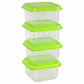 WONDS057 Plastic Craft Storage Containers 2.5 X 1.5 Tall Assorted Colors 4th Image