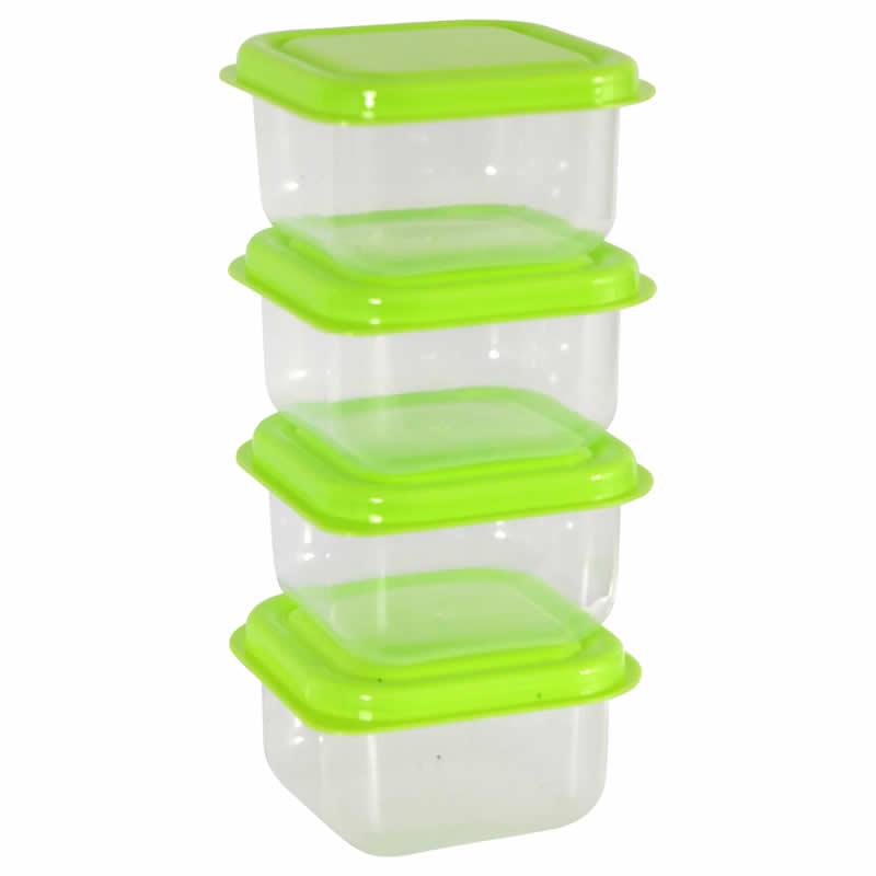 WONDS057 Plastic Craft Storage Containers 2.5 X 1.5 Tall Assorted Colors 4th Image