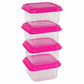 WONDS057 Plastic Craft Storage Containers 2.5 X 1.5 Tall Assorted Colors 5th Image