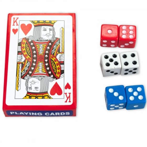 WONDSGO010 Playing Card Deck with 6 Dice Wondertrail Main Image