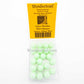 WONGM015 Mint Opaque 14mm Glass Marbles Pack of 20 2nd Image