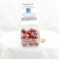 WONGM111 Red with White Swirl 16mm Glass Marbles Pack of 20 2nd Image