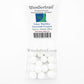 WONGM123 Snowball Frosted 16mm Glass Marbles Pack of 20 2nd Image