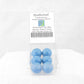 WONGM255 Sky Blue Opaque 25mm (1 Inch) Glass Marbles Pack of 6 Main Image