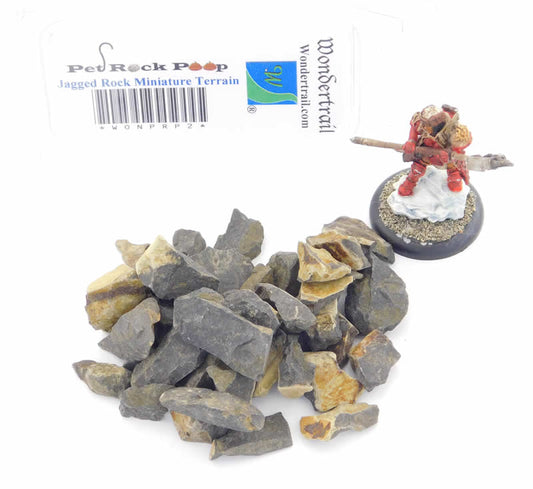 WONPRP2 Jagged Rock Miniature Terrain Pet Rock Poop Series Main Image