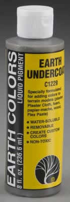WOO1229 Earth Colors Undercoat 8 Ounce Bottle by Woodland Scenics Main Image