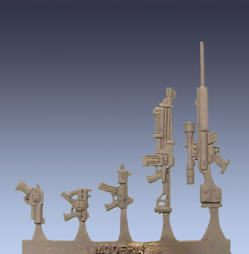 WYR0001 Modern Weapon Sprue by Wyrd Miniatures Main Image