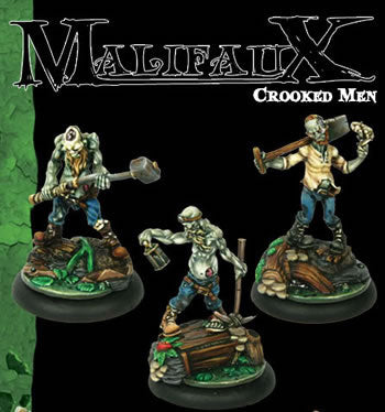 WYR2017 Crooked Men (3 Pack) Reserrectionist Malifaux Wyrd Miniatures