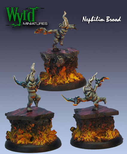 WYR4005 Liliths Brood Terror Tot Nephilim (3 Pack) Neverborn Malifaux Main Image