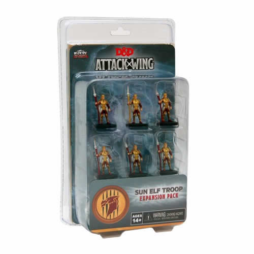 WZK71592 D And D Attack Wing Sun Elf Troop Miniature Expansion WizKids Main Image