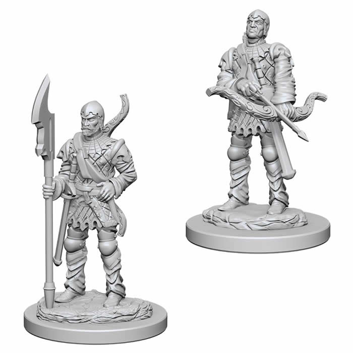 WZK72583 Town Guards Pathfinder Battles Miniatures Unpainted WizKids Main Image