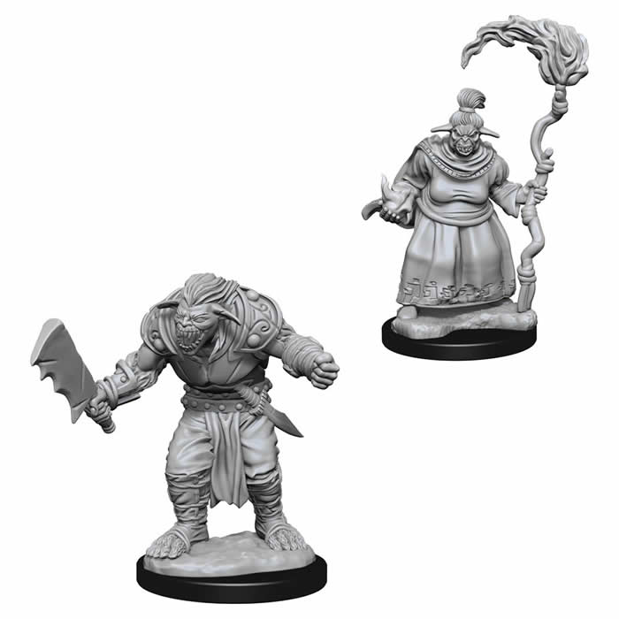 WZK72587 Bugbears Pathfinder Battles Miniatures Unpainted WizKids Main Image